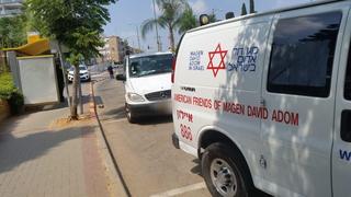 מזירת האירוע בראשל"צ | צילום: תיעוד מבצעי מד"א