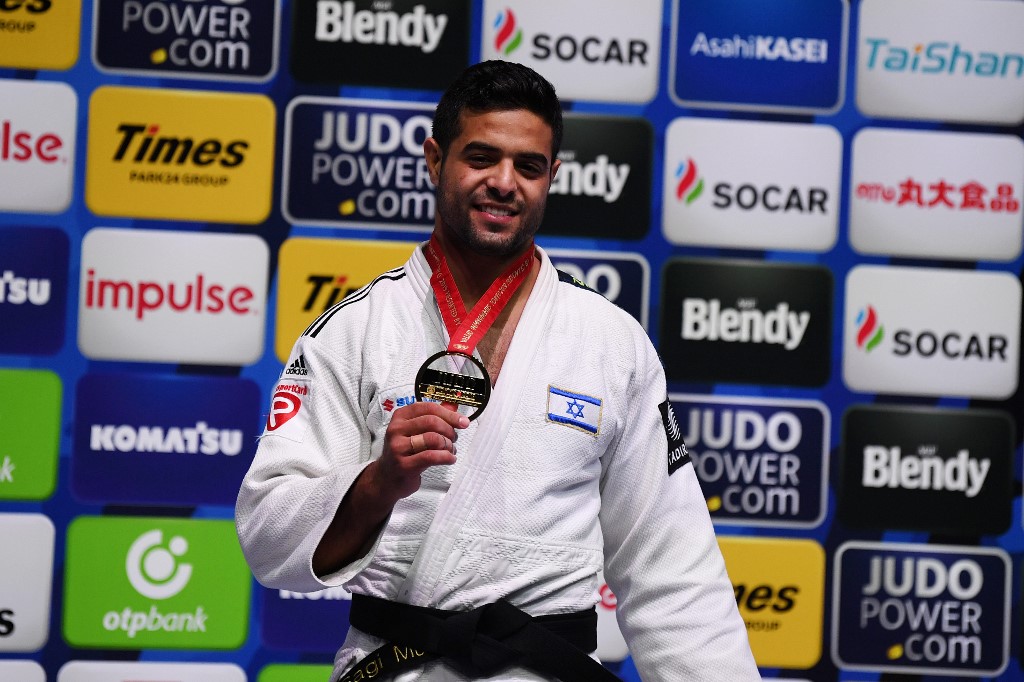 El medallista de oro en el mundial de judo Sagi Muki