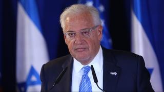El embajador de Estados Unidos en Israel, David Friedman
