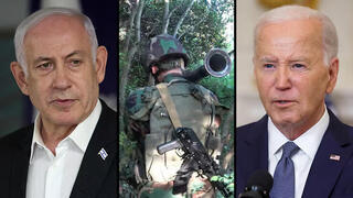El presidente de Estados Unidos, Joe Biden, y el primer ministro de Israel, Benjamín Netanyahu. 