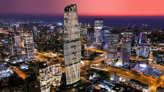 Simulación de la torre de oficinas que alquilará Google en Tel Aviv. 
