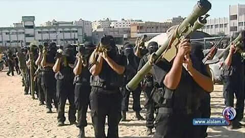 Batallón Nuseirat, en una foto de la página de Facebook de Hamás. 
