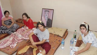  Foto de cuatro de las cinco observadoras secuestradas en Gaza. 