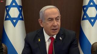 El primer ministro israelí amenazó a los hutíes con una respuesta al ataque con el misil hipersónico. 