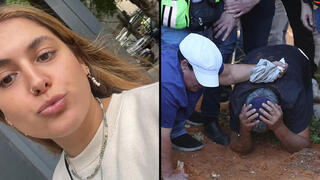 Shirel Golan y el dolor de sus familiares en el funeral. 