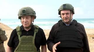 Benjamín Netanyahu, primer ministro, e Yisrael Katz, ministro de Defensa. 