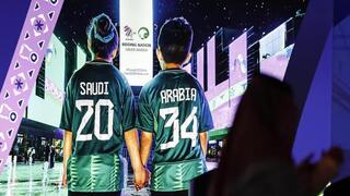 Afiche de promoción del Mundial 2034 en Arabia Saudita. 