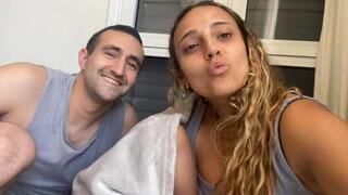 Romi Gonen y su hermano Shahaf. 