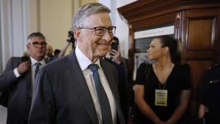 Bill Gates en un debate en el Senado sobre inteligencia artificial. 