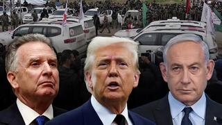 Witkoff, Trump y Netanyahu. Ligeros avances en las negociaciones. 