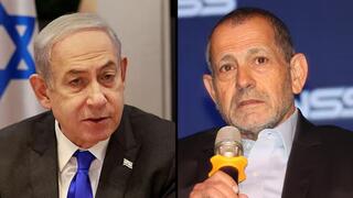 Benjamín Netanyahu y Nadav Argaman. 