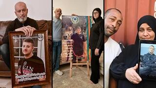 Los padres de Muhammad Amash, los padres de Amir Duhadeh y el padre de Jawad Yassin. 