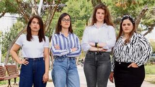 De izquierda a derecha: Rotem Levy, Sharon Shenahal, Shani Nativ Bar y Lital Shohat. 