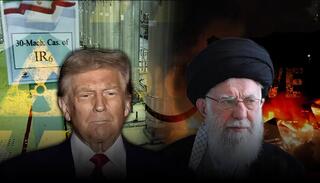 Donald Trump, presidente de EE.UU., y Alí Khamenei, líder supremo de Irán. 