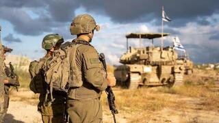 Soldados israelíes en Gaza. 
