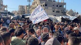 Protesta contra Hamás en Beit Lahiya