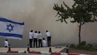Incendios en Israel. 