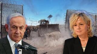 Benjamín Netanyahu y Gali Baharav-Miara. 