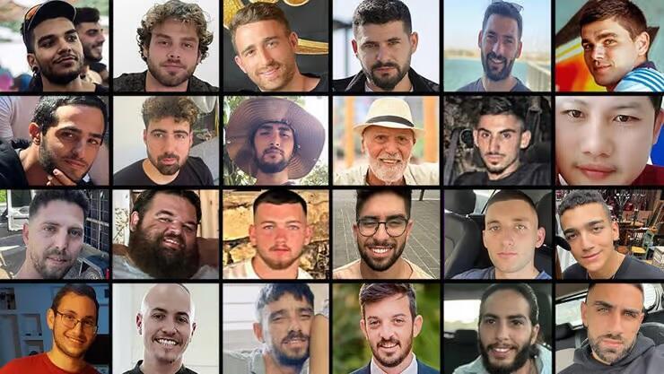 Los 24 secuestrados que viven en cautiverio de Hamas. 