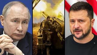 Putin, Zelenski y los combates en Ucrania. Esta semana podría realizarse la primera cumbre entre ambos líderes. 