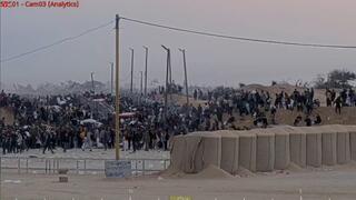 Imagen del video distribuido tardíamente por Israel, donde se ve que no hubo disparos. 