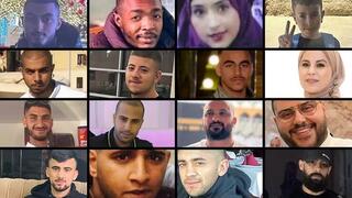 Algunos de los muchos asesinados en la sociedad árabe israelí. 