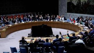 La votación de la resolución en el Consejo de Seguridad. Solo Estados Unidos se opuso. 
