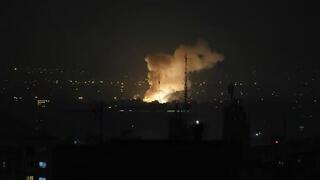 Fuego en Irán, tras los ataques israelíes. 