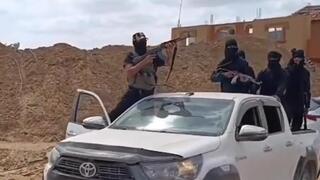 A 700 metros del puesto de las FDI: milicia Al-Astal en el sur de la Franja de Gaza. 