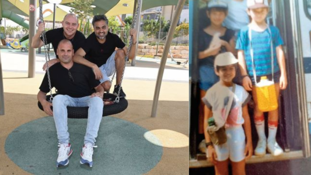 שלישיה עם חבל טבור משותף: