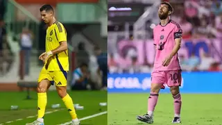 الاسطورتان ليونيل ميسي وكريستيانو رونالدو