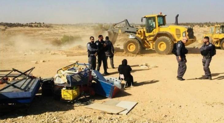 هدم العراقيب وتشريد أهلها للعراء 