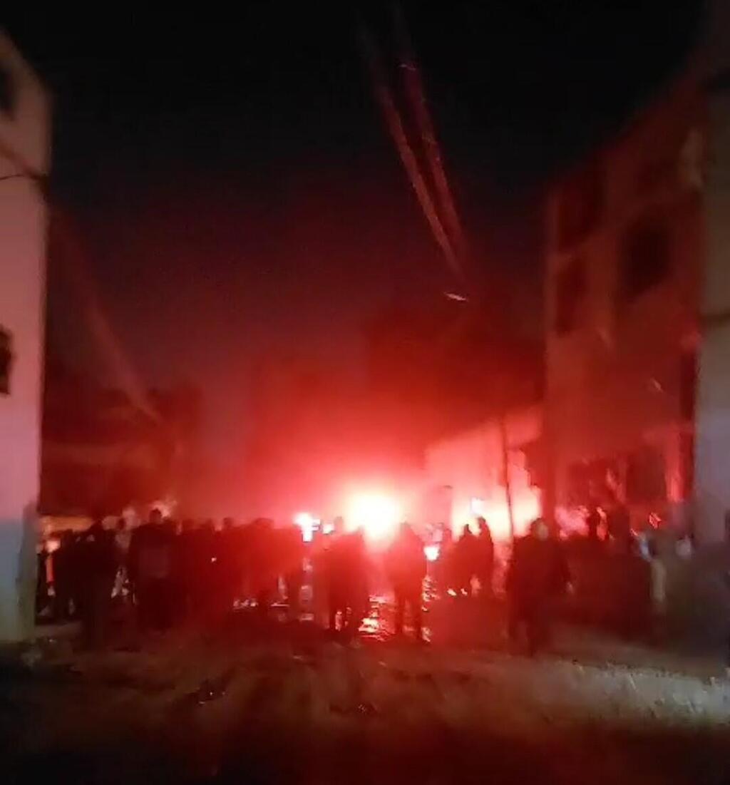 غارة اسرائيلية على مخيم جنين