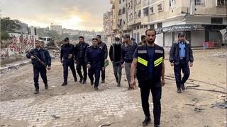 عناصر من الشرطة الفلسطينية في غزة - ديسمبر 2023 