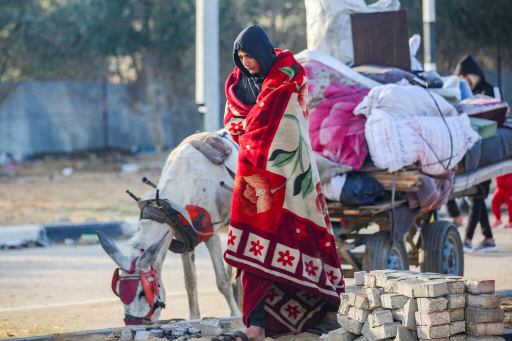 نازح فلسطيني في غزة