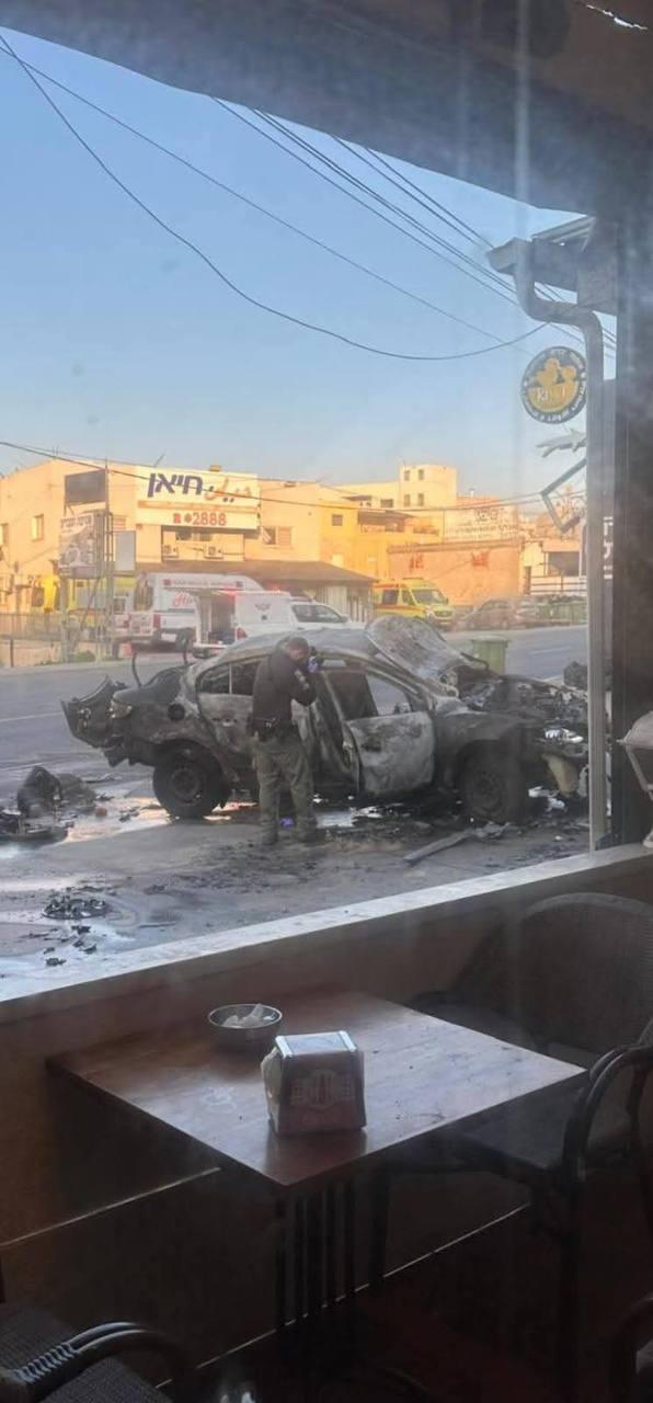 كفرياسيف: من مكان انفجار السيارة