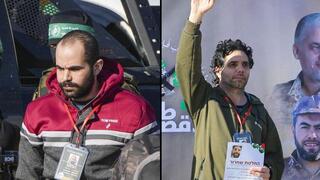 كالديرون وبيباس بعد الإفراج عنهما في غزة