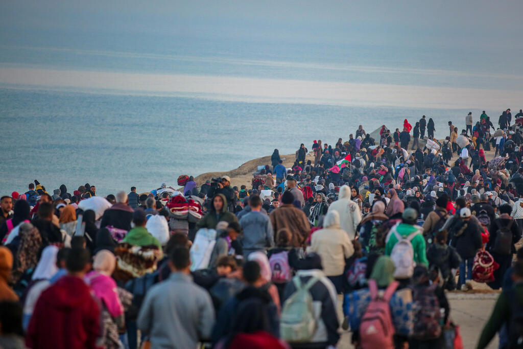 عودة النازحين إلى شمال غزة