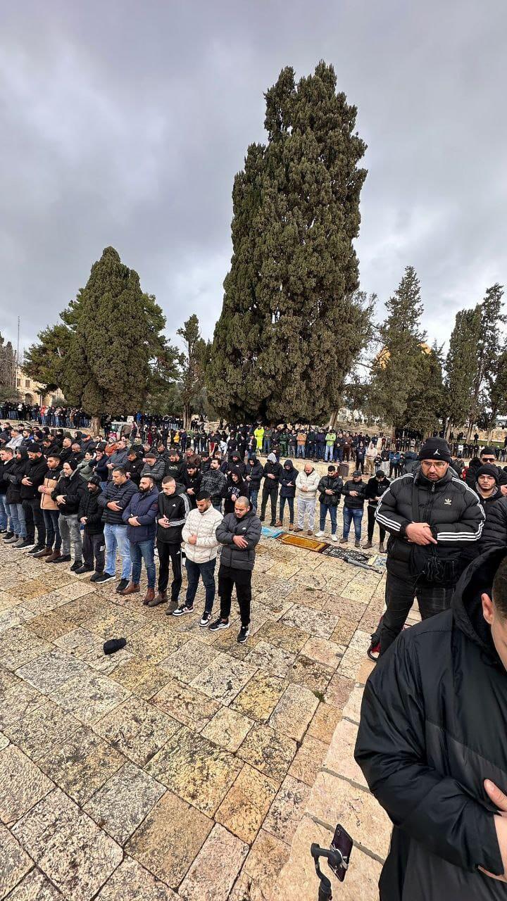 صلاة الجمعة في المسجد الأقصى المبارك