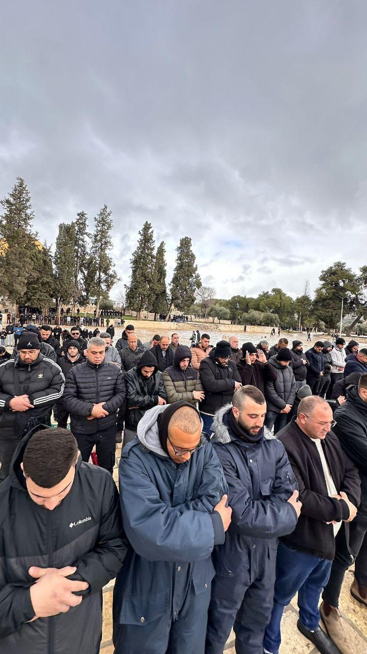 صلاة الجمعة في المسجد الأقصى المبارك