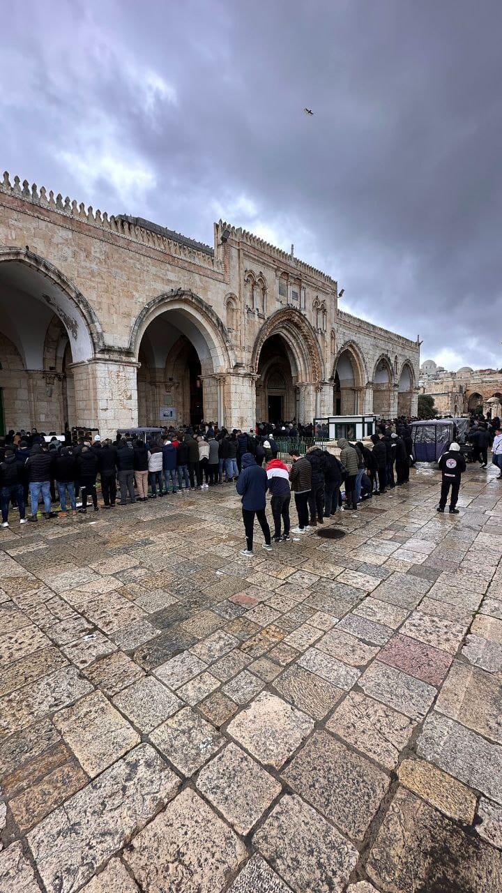 صلاة الجمعة في المسجد الأقصى المبارك