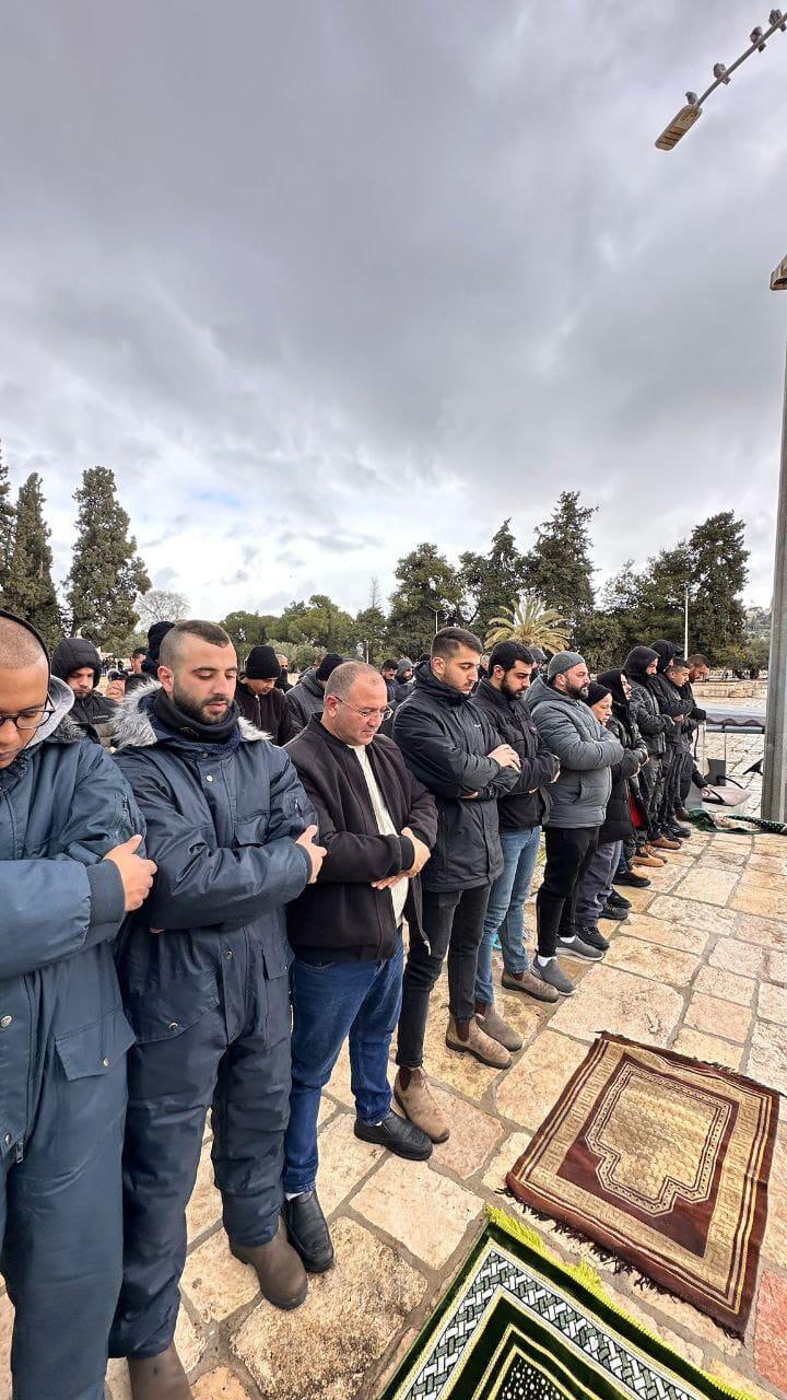 صلاة الجمعة في المسجد الأقصى المبارك