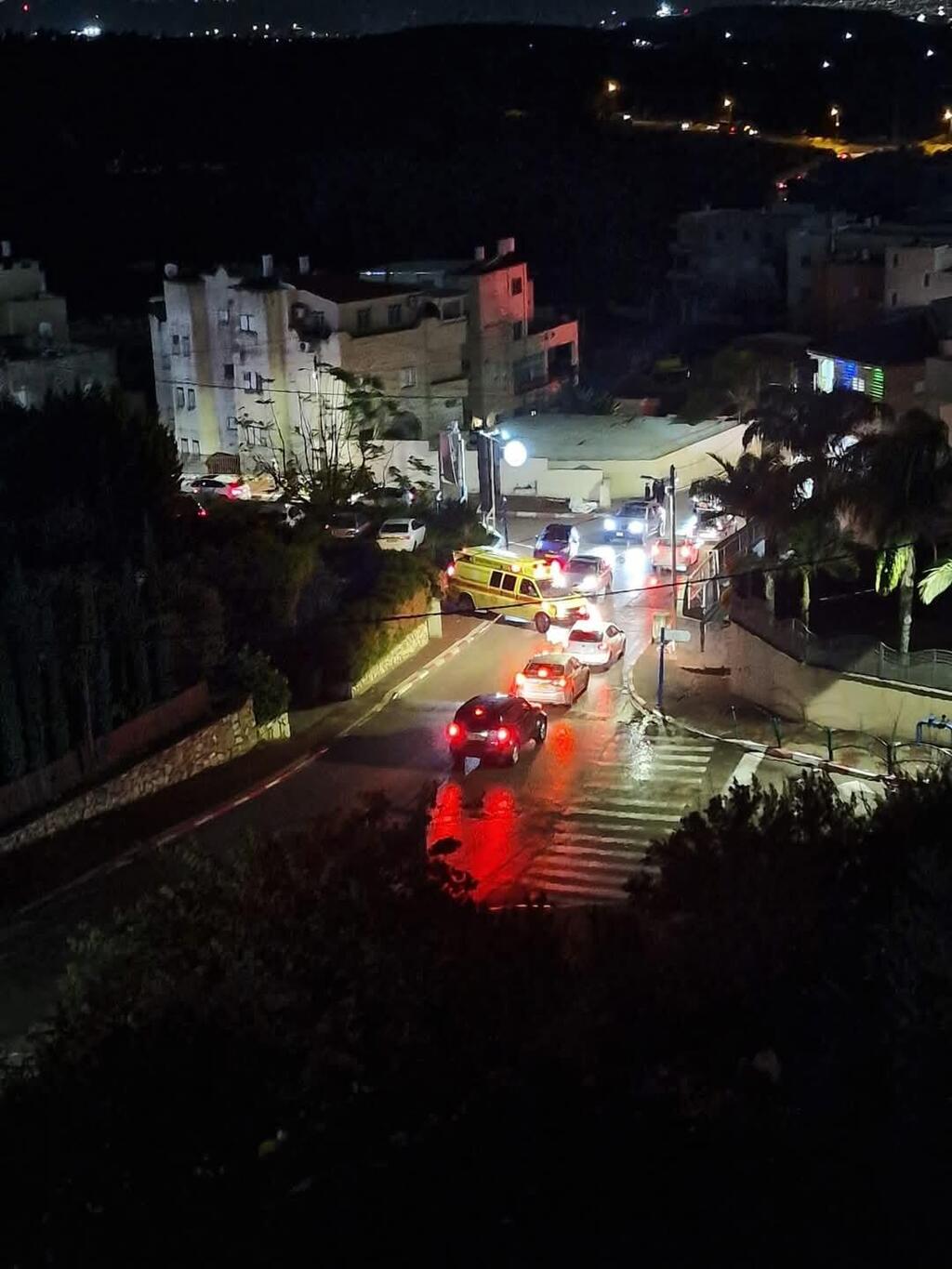 من مكان الحادث في طمرة