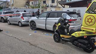 من مكان الجريمة في مدينة اللد