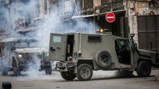 القوات الاسرائيلية في نابلس