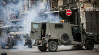 القوات الاسرائيلية في نابلس