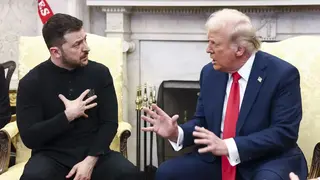 الرئيس الأأميركي ونظيره الأوكراني