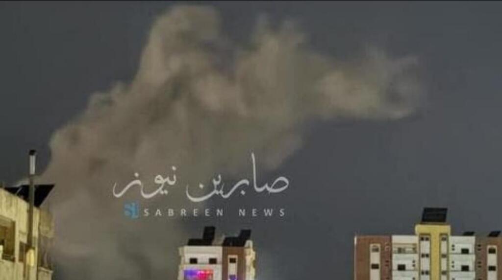 غارات إسرائيلية على مدينة طرطوس غربي سوريا
