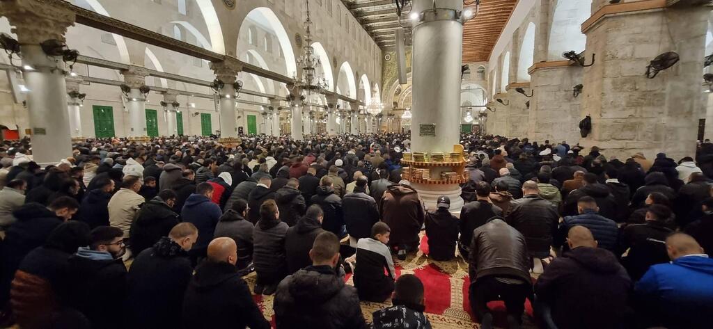 المسجد الاقصى في شهر رمضان