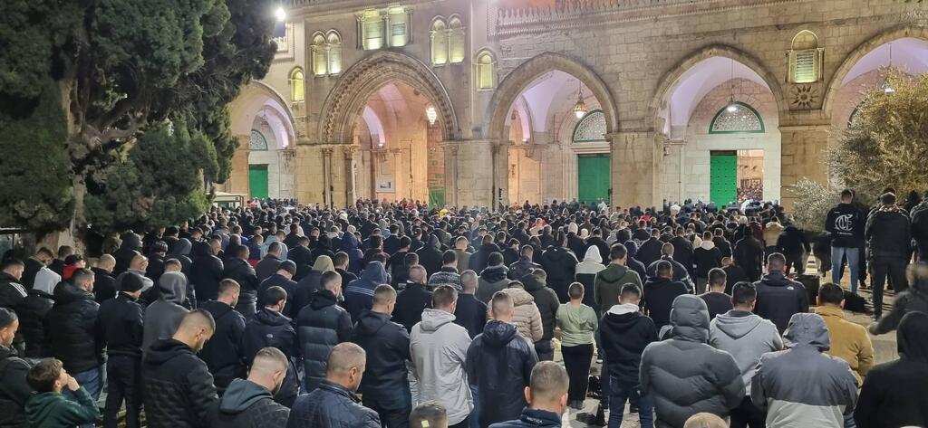 المسجد الاقصى في شهر رمضان
